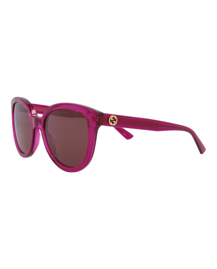 Round-Frame Recycled Acetate Sunglasses