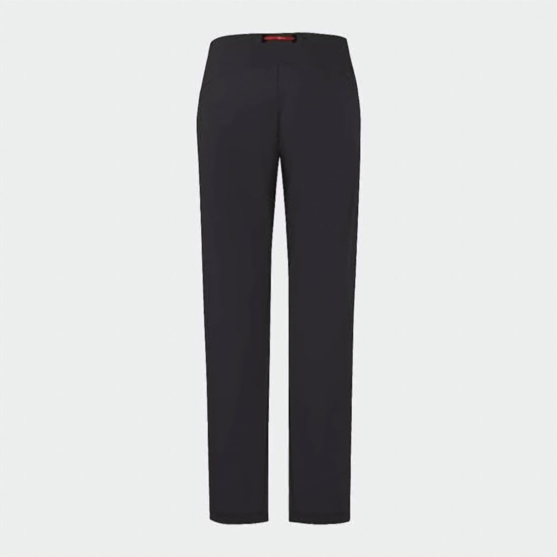 Streamlined Black Straight Pants with Tailored Fit