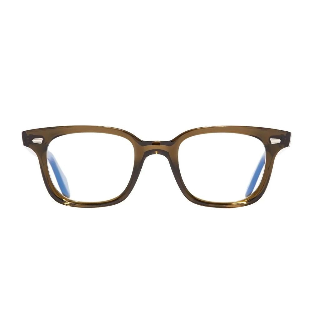 9521 Olive Green Acetate Square Frame Eyewear