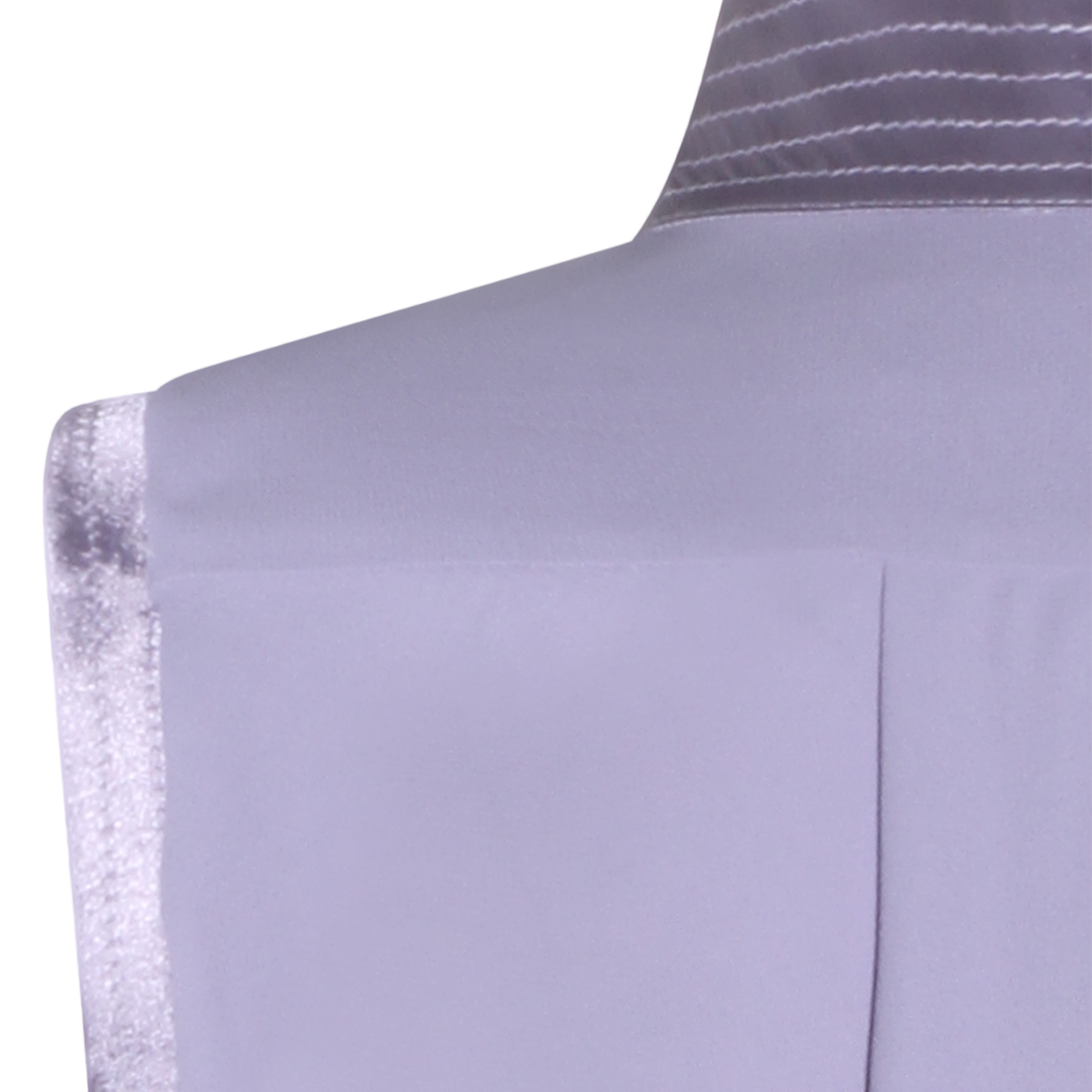 Lilac Button-Down Shirt with Classic Collar