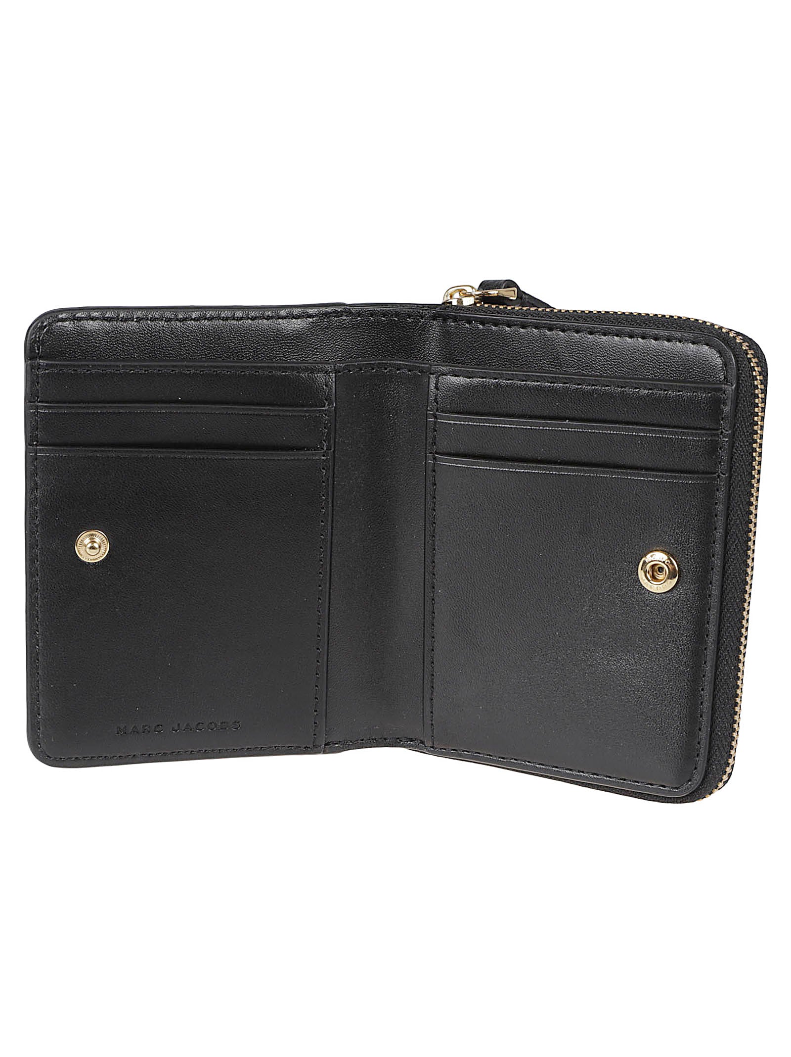Textured Leather Wallet With Logo