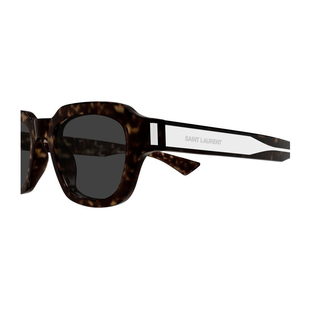 Sl 791 Linea Corner Angle Square Havanna Acetate Sunglasses