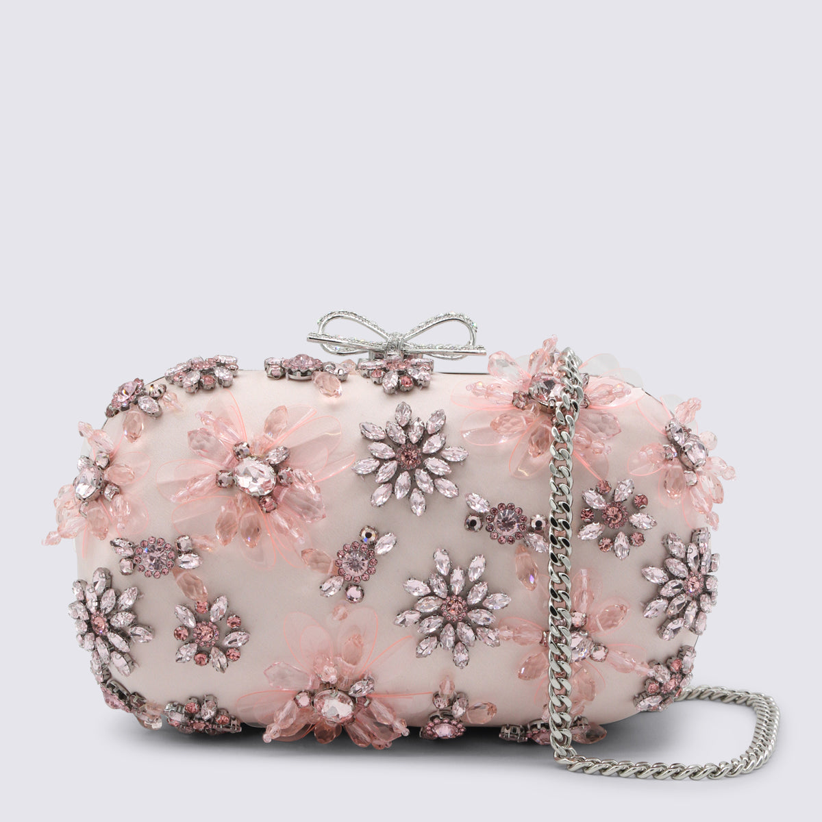 Pink Embellished Clutch