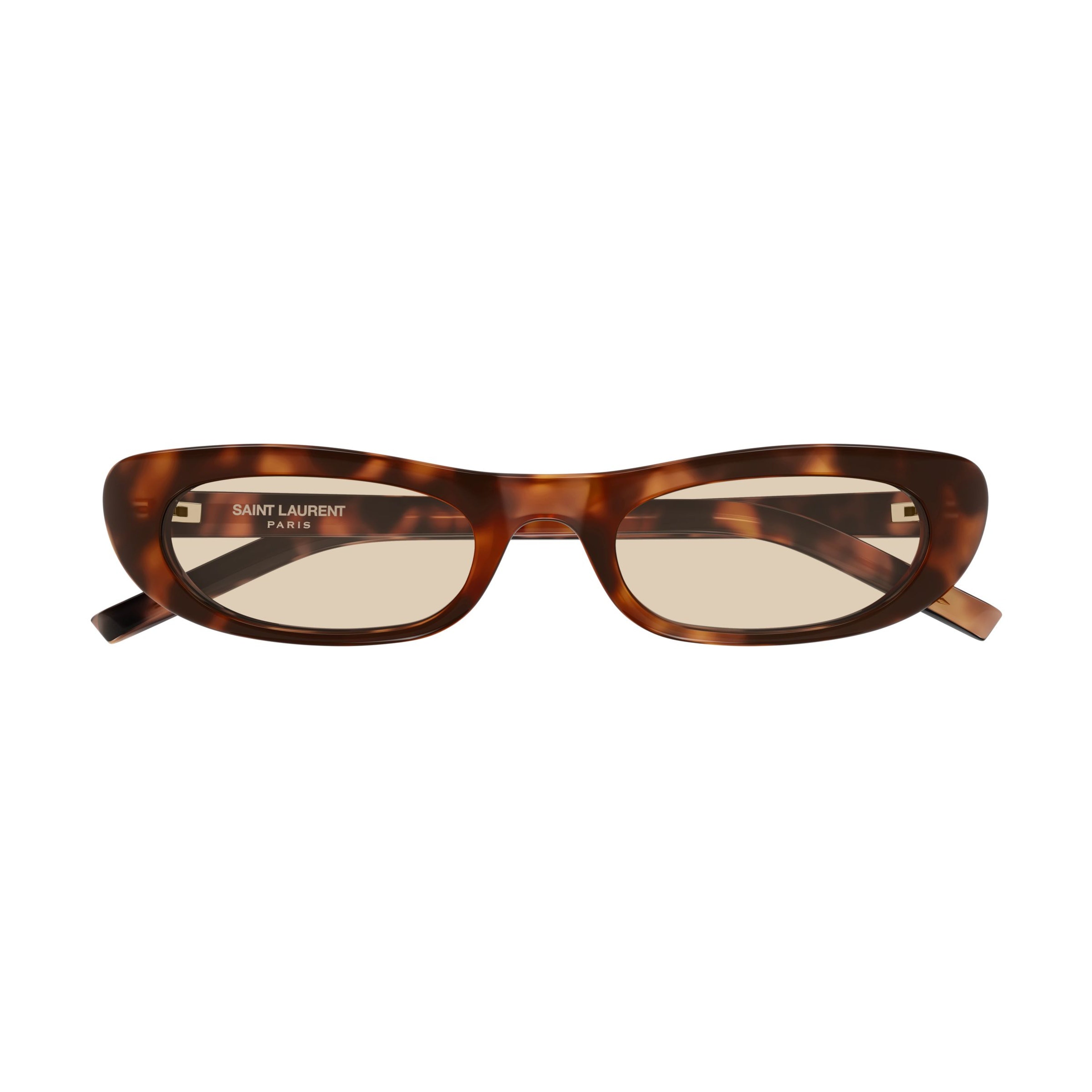 Sl 557 Shade Slim Oval Tortoiseshell Sunglasses
