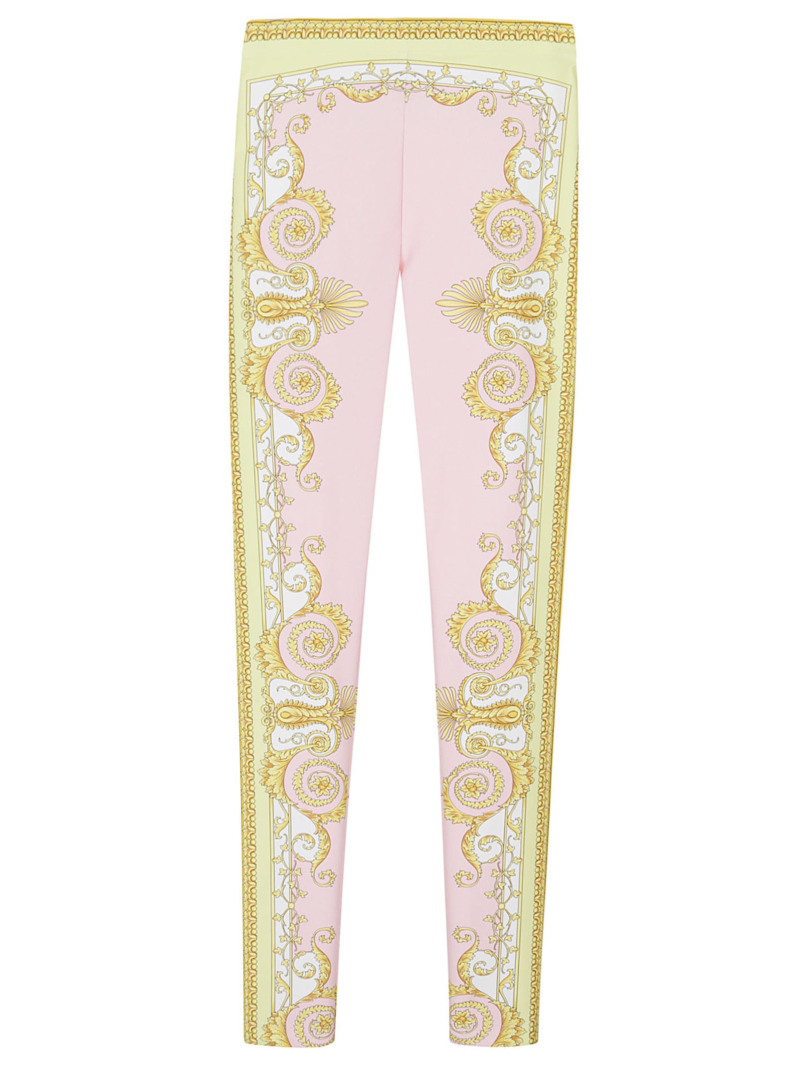 Fitted Pink Lycra Leggings