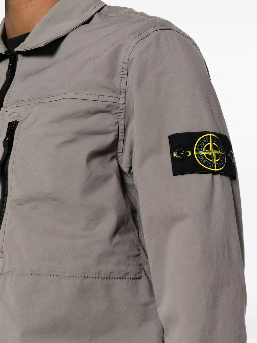 Contemporary Casual Jacket with Textured Finish