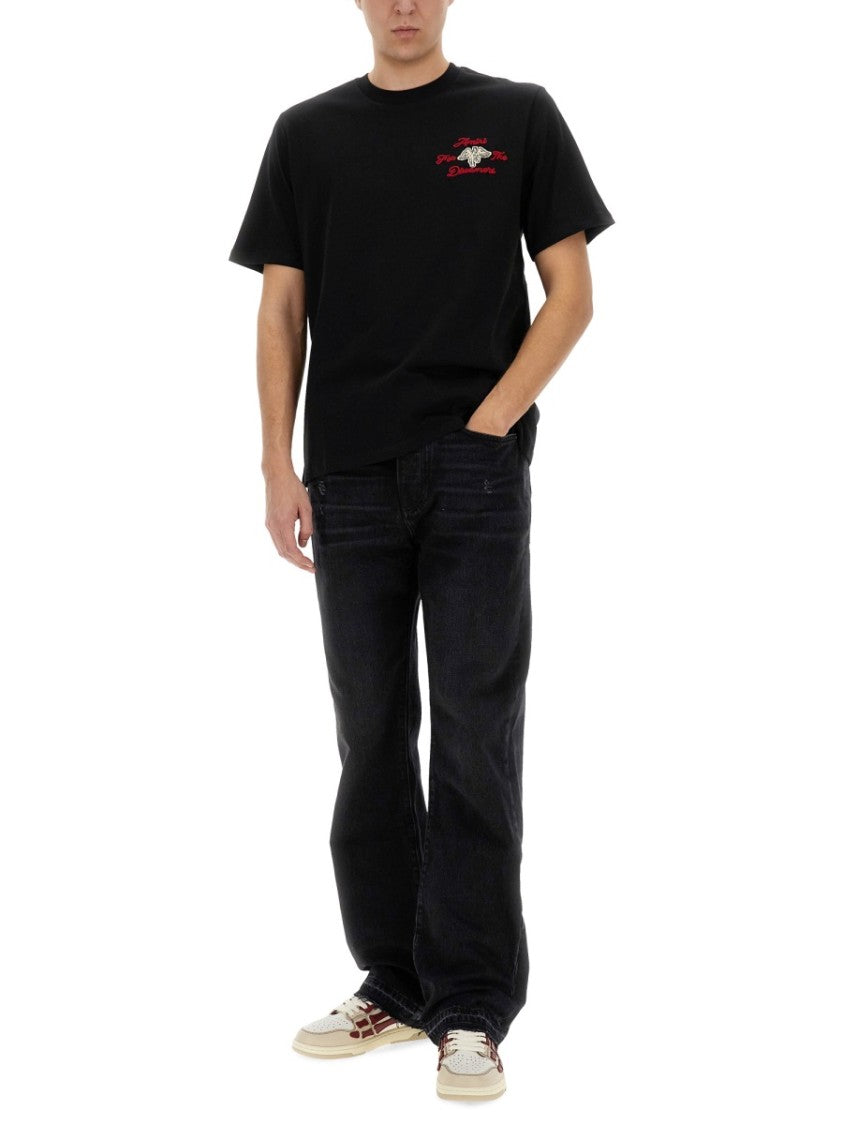 Classic Black Straight Leg Jeans