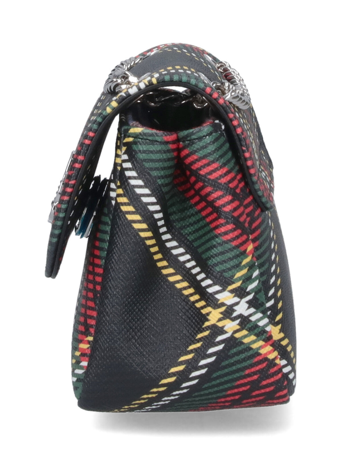 “Small” Tartan Chain-Handle Bag – Multicolor