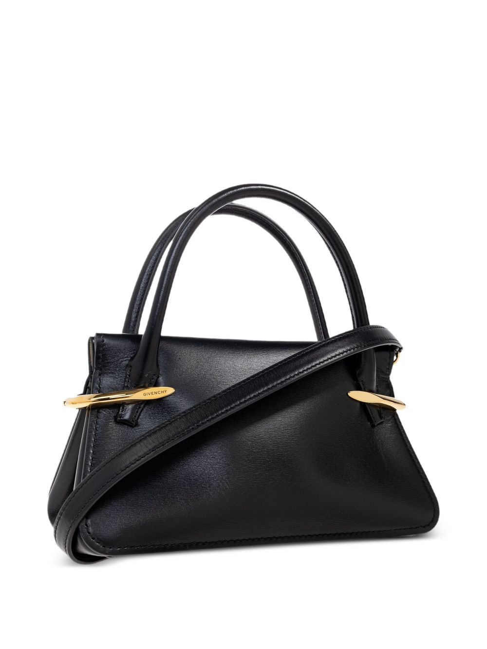 Structured Handbag with Trapezoidal Silhouette