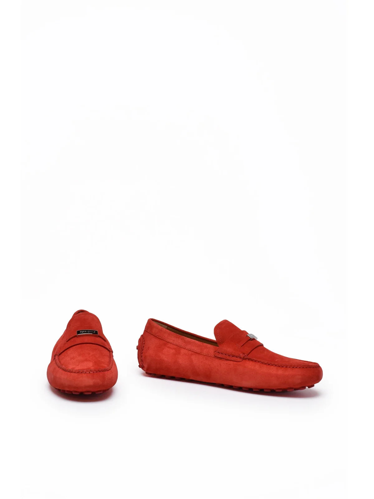 Red 'Grenoble' Leather Loafers