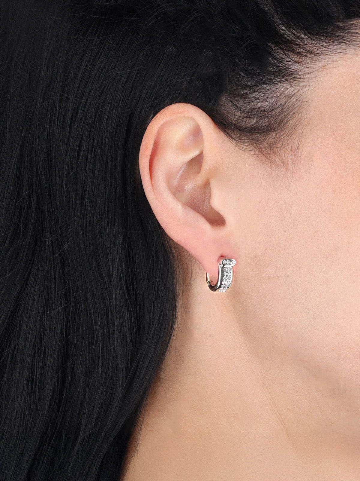 "Gancini" Earrings – Silver/Gold