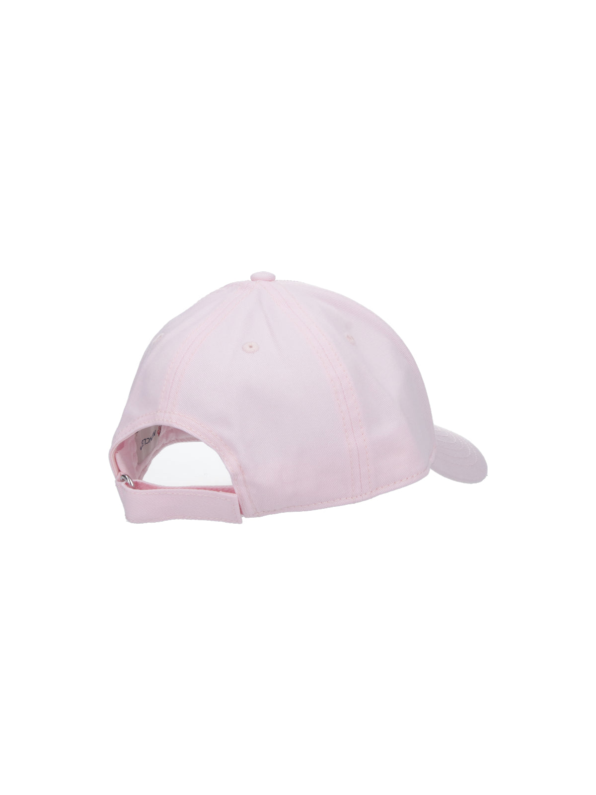 Pink Curved Visor Cotton Baseball Cap