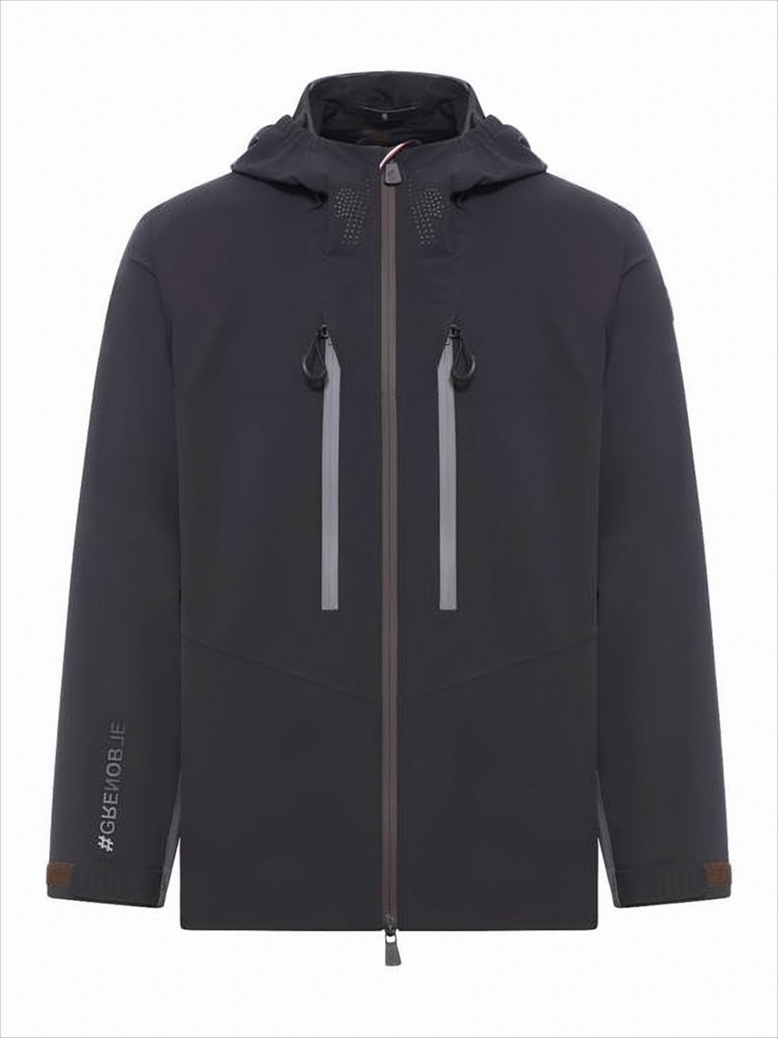 Matte Finish Moncler Casual Jacket with Hood
