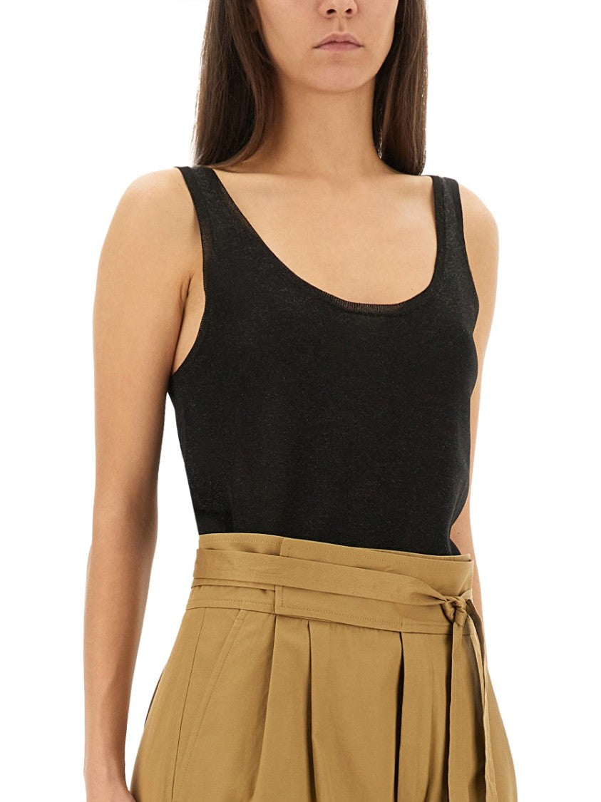 Lurex Knit Tank Top