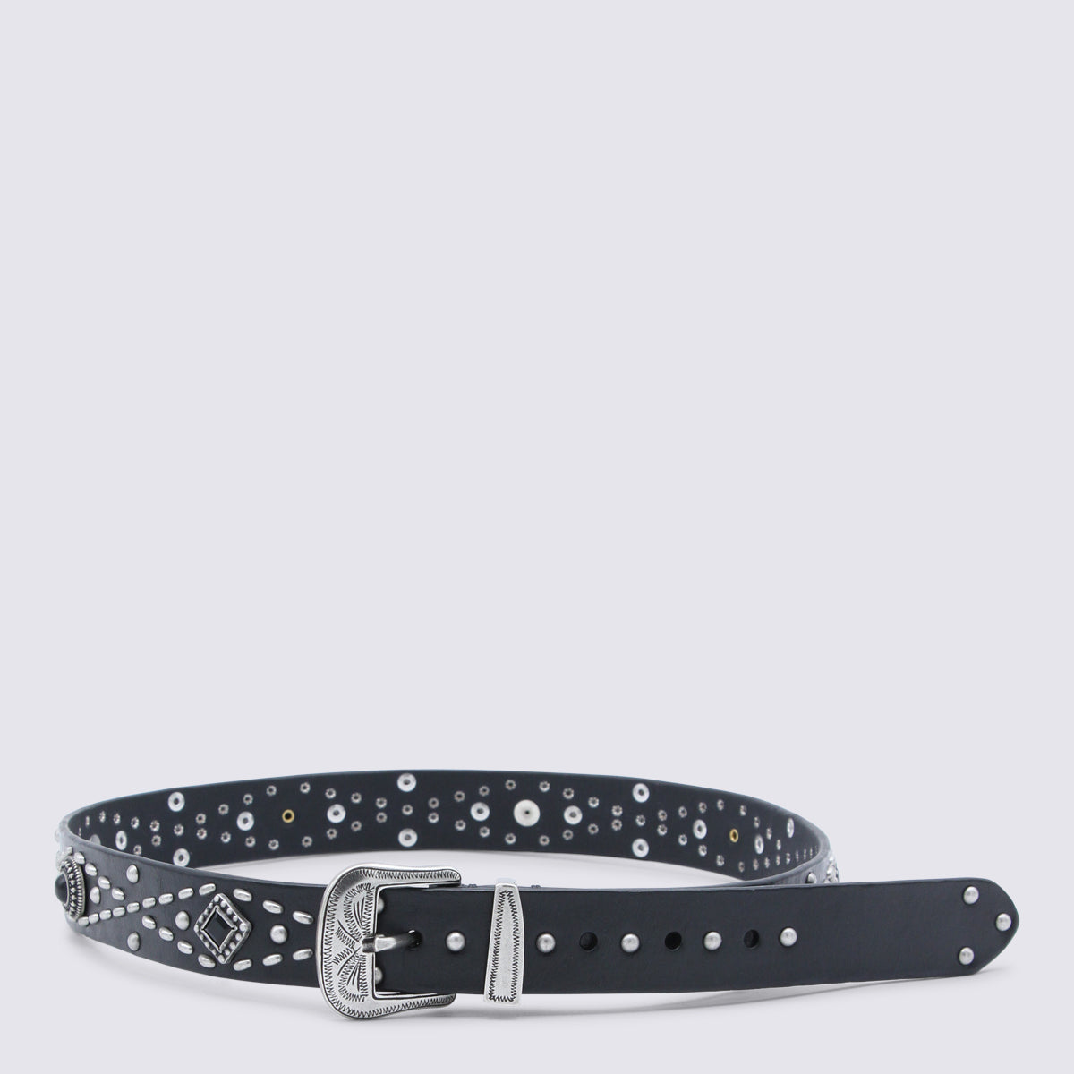Black Leather Belt