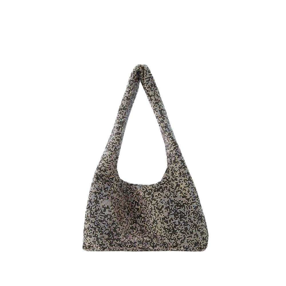 Crystal Mesh Armpit Bag - Polyster - Black Pixel