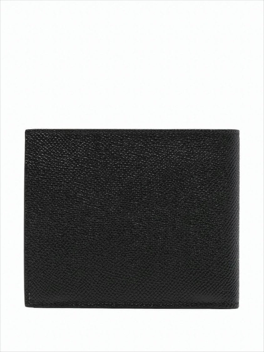 Textured Calf Leather Bifold Wallet