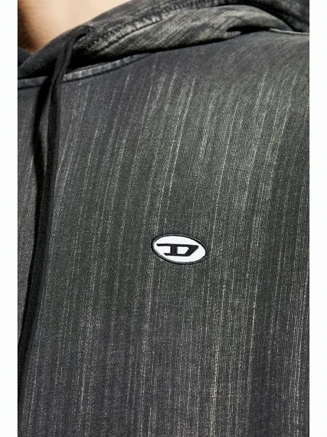 Relaxed Fit Textured Hoodie with Classic Kangaroo Pocket