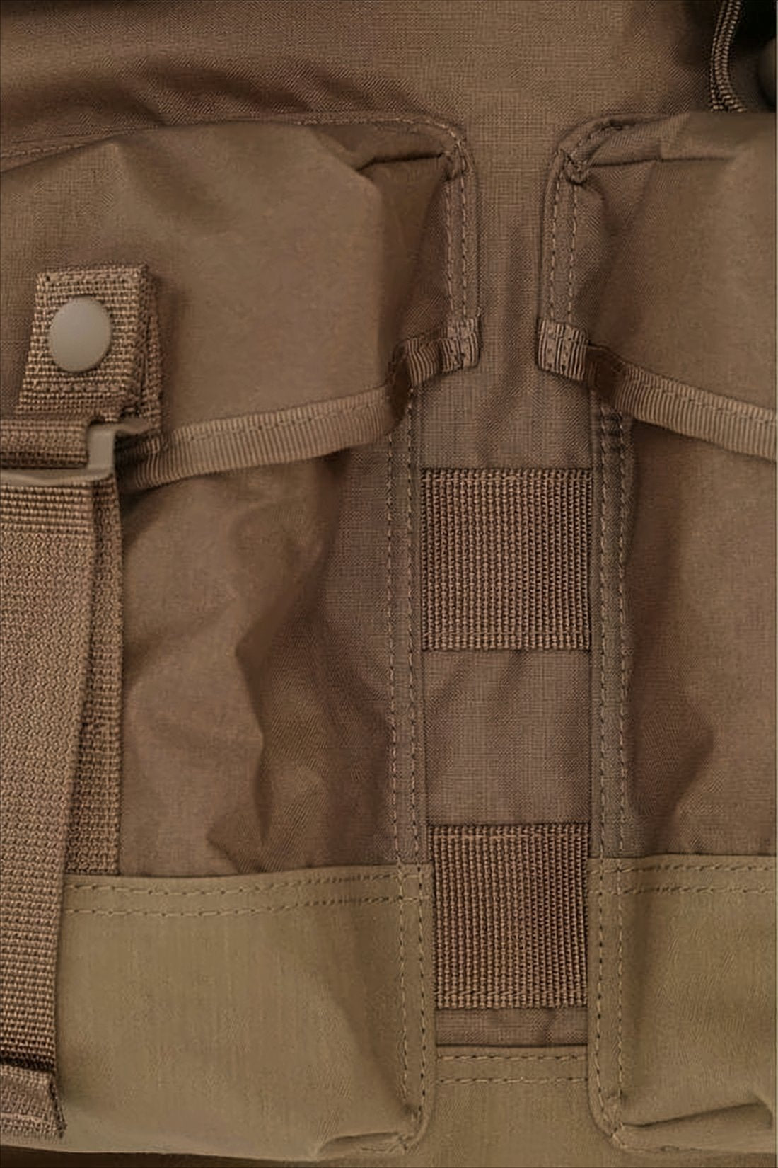 Rugged Nylon Backpack with Flap Closure