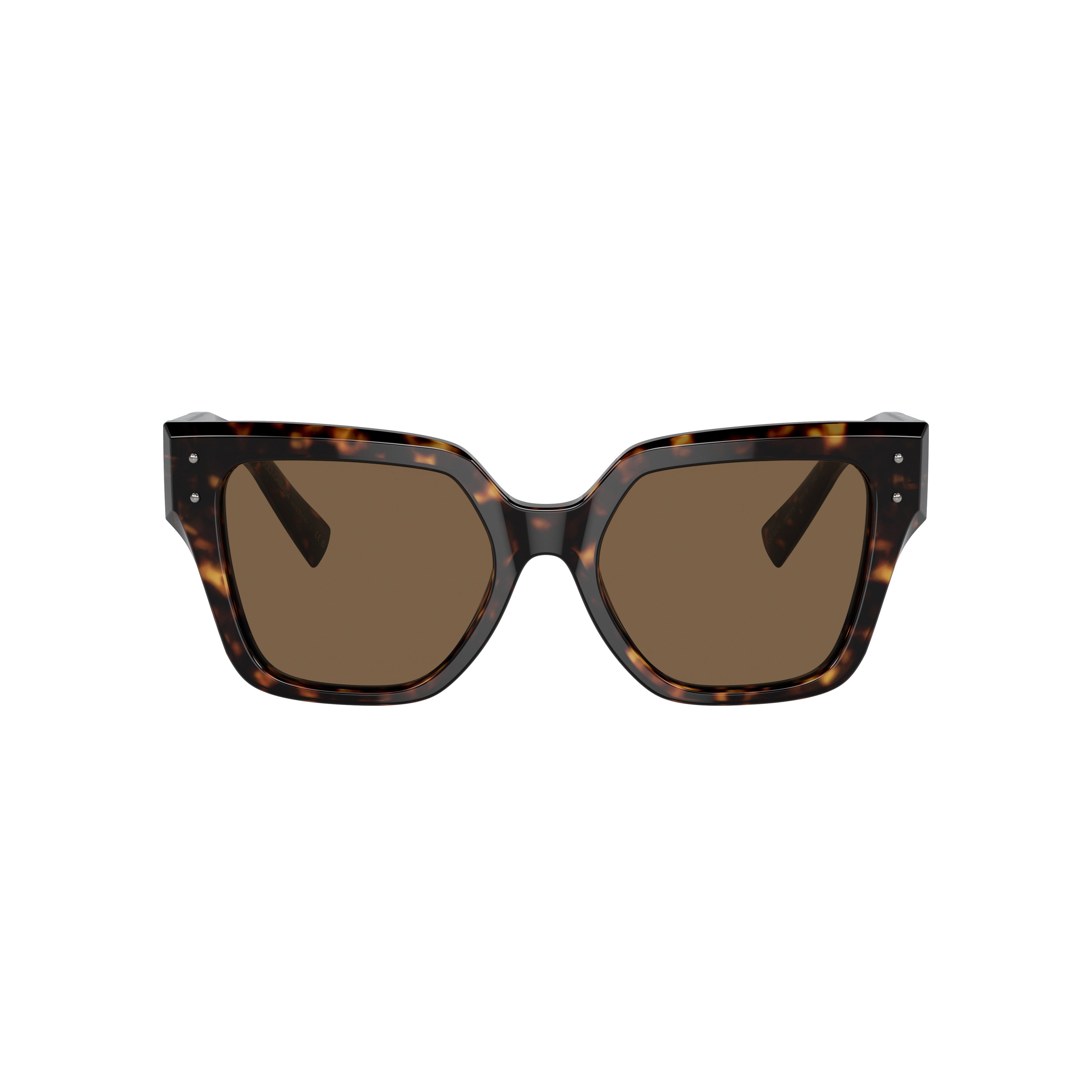 0dg4471 Oversized Square Tortoiseshell Sunglasses