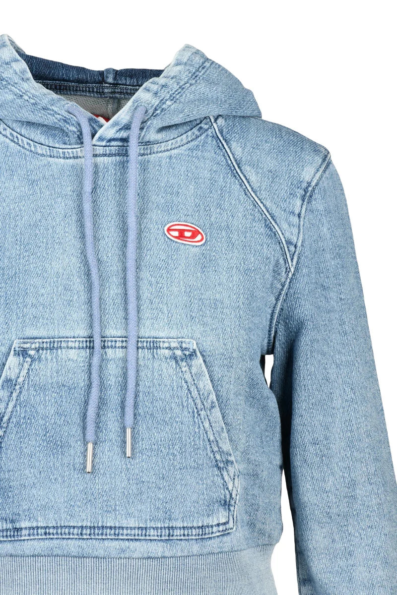 Cropped Sweatshirt - Blue