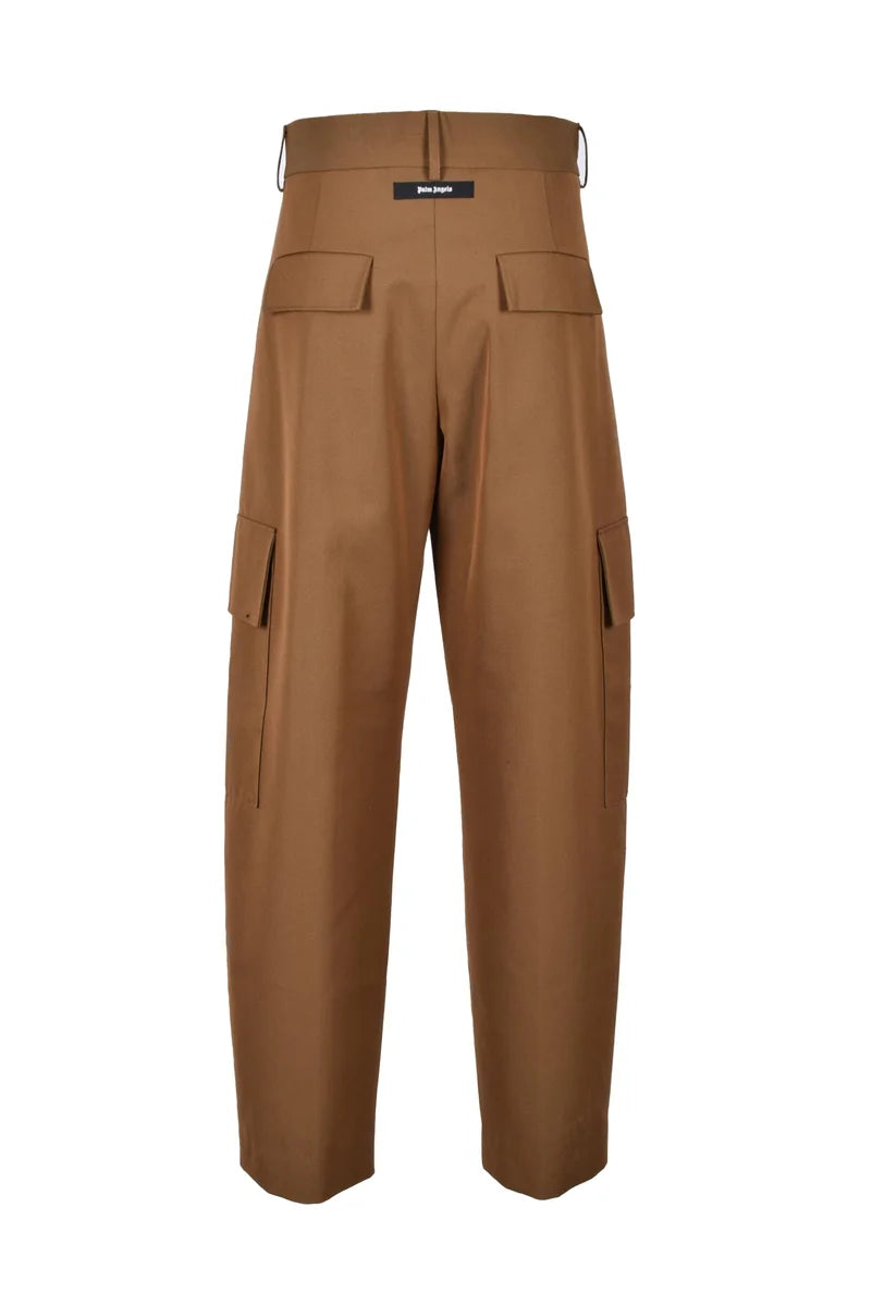Straight-Leg Trousers with Utilitarian Pockets