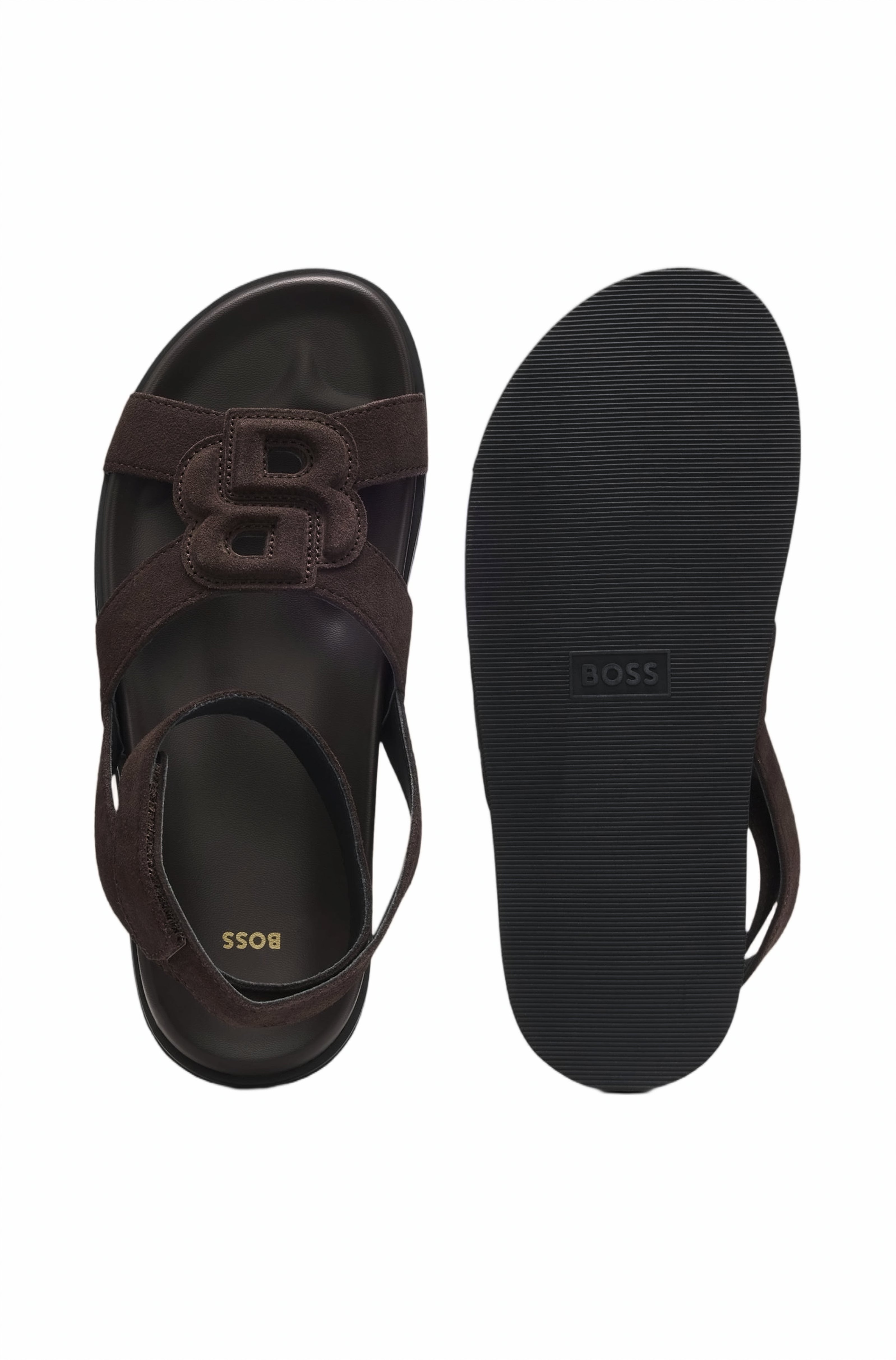 Brown Freyah Suede Upper Sandal Shoes