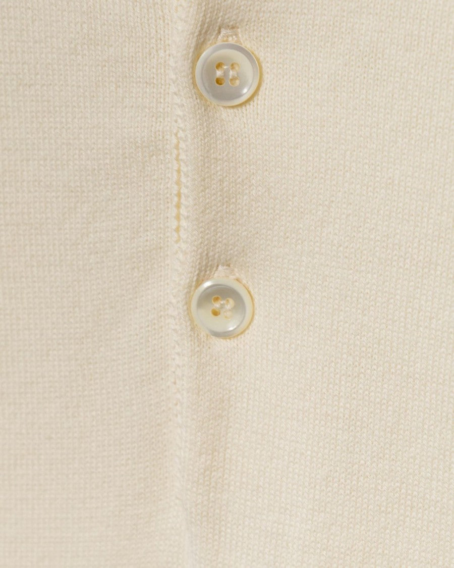 Short-Sleeved Knit Polo Shirt