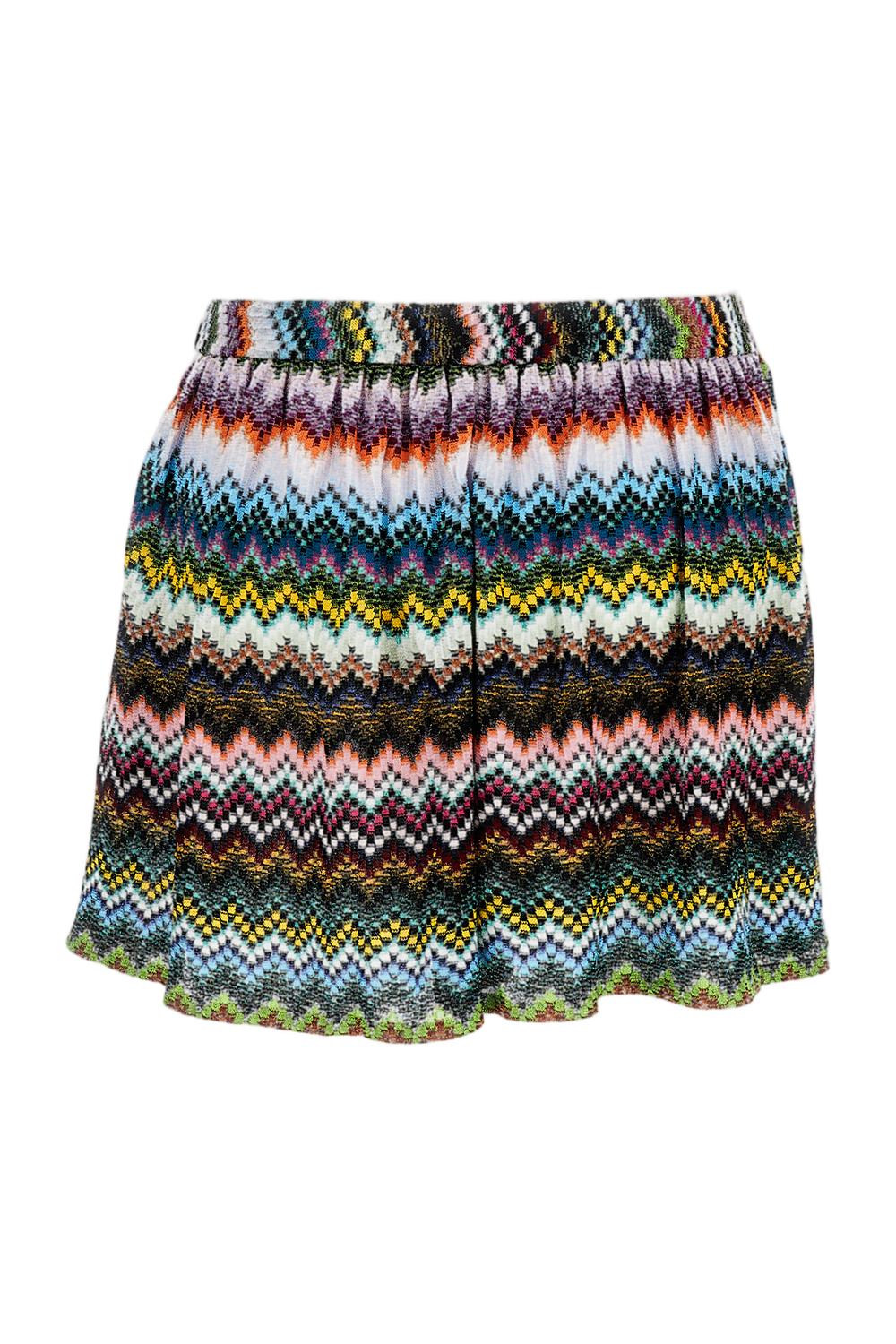 Multicolor Zigzag Pattern Shorts