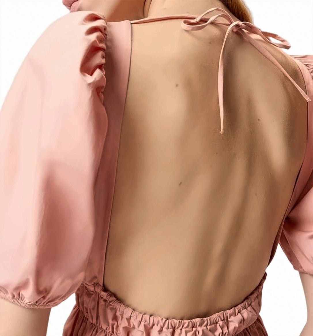 Joandra Cotton Poplin Crop Top