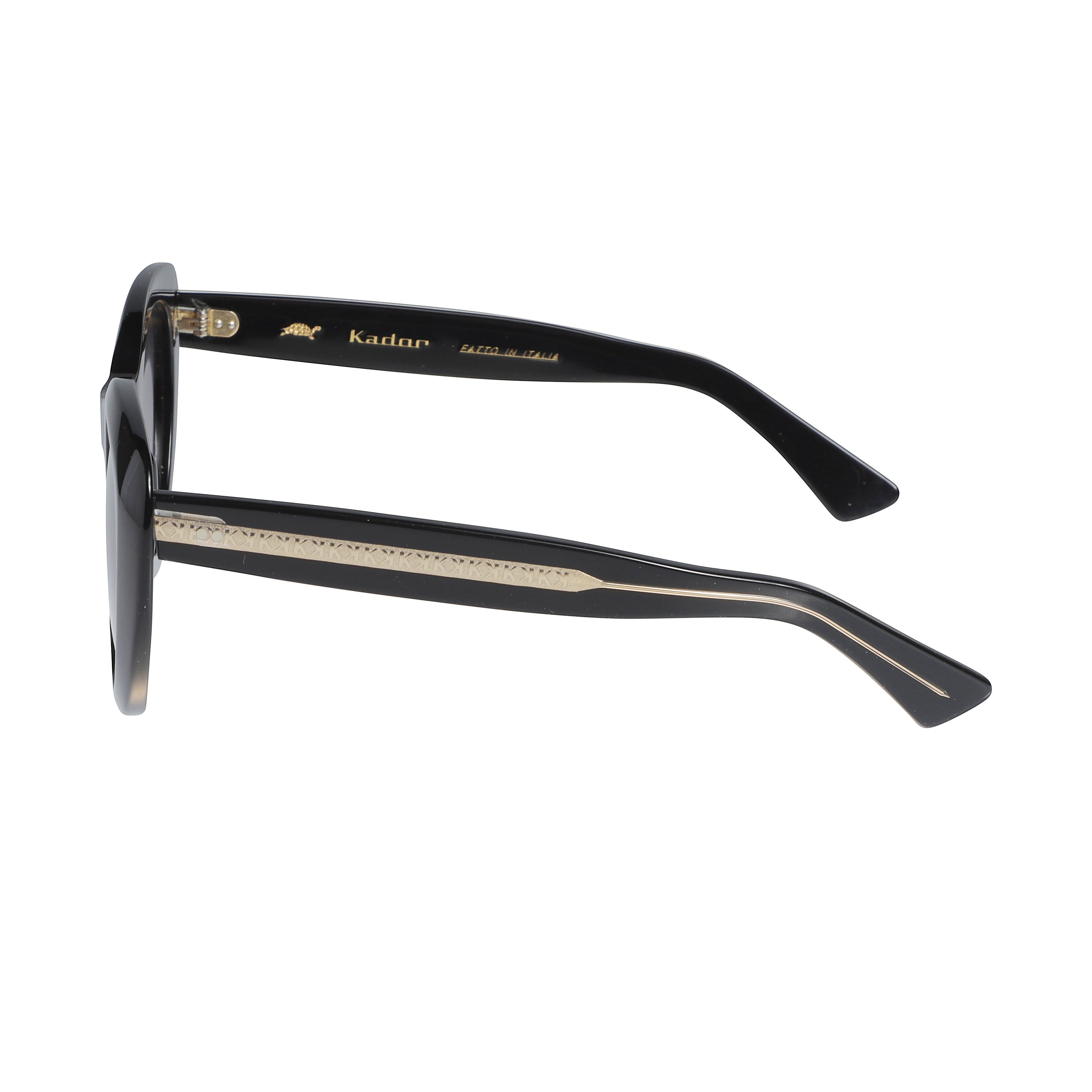 Sophia Oversized Cat-Eye Sunglasses with Gold-Tone Accents