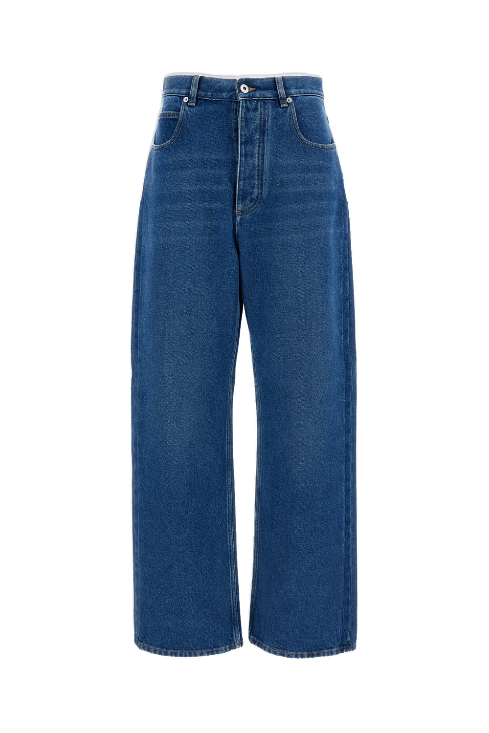 Mid Blue Wide Leg Jeans