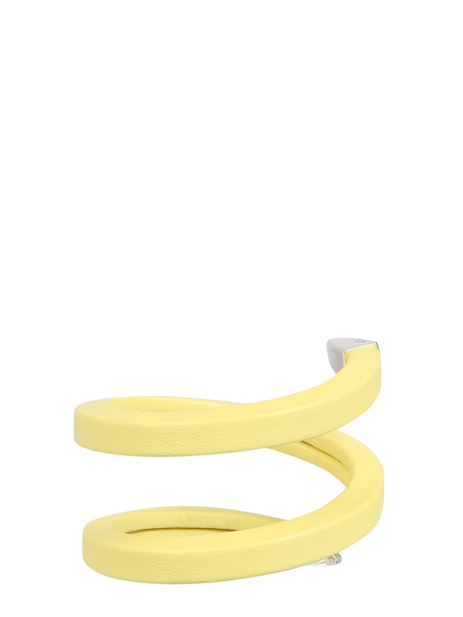 Spiral Design Sterling Silver Bracelet with Modern Twist
