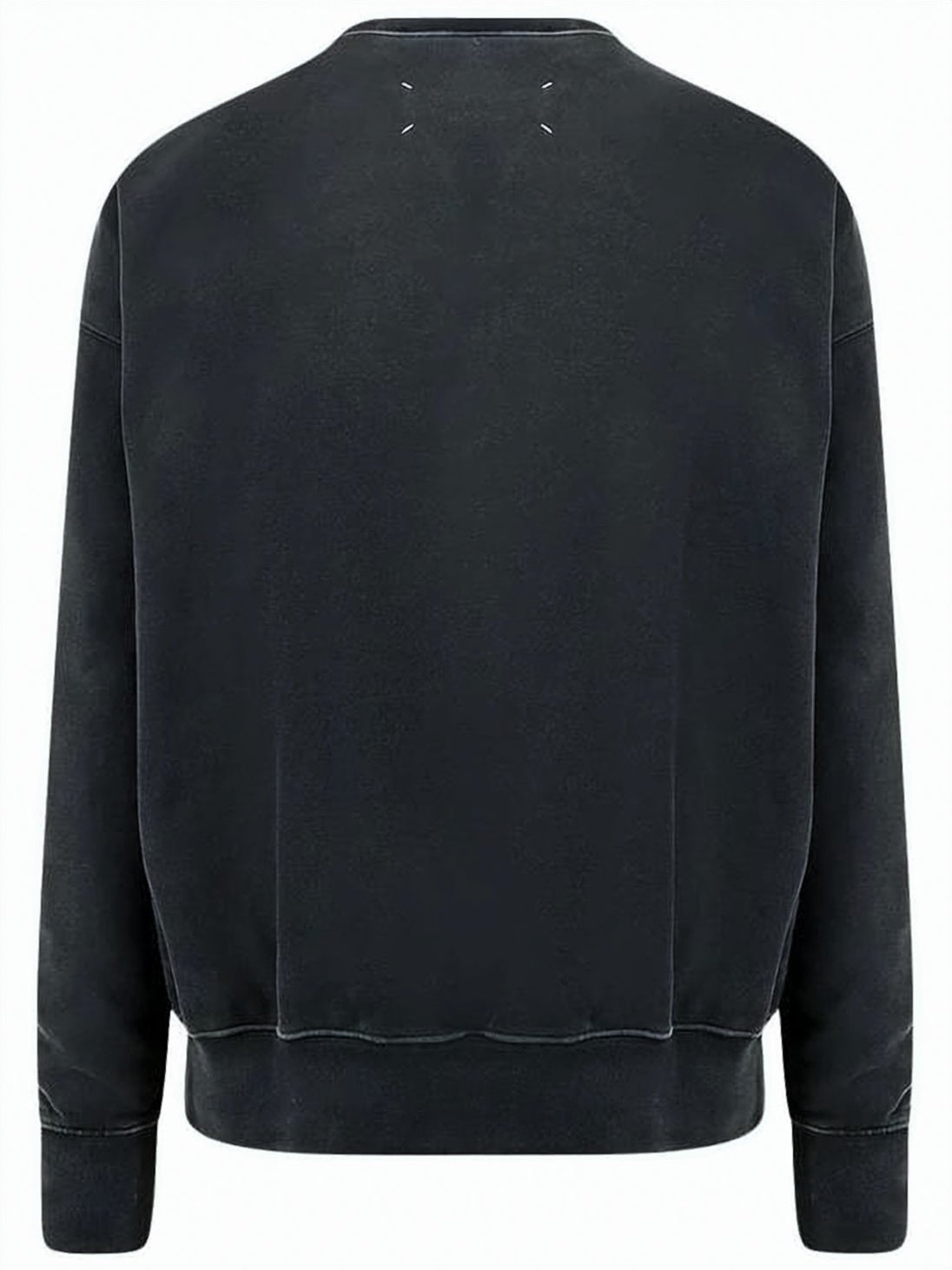 Black V-Stitch Cotton T-Shirt