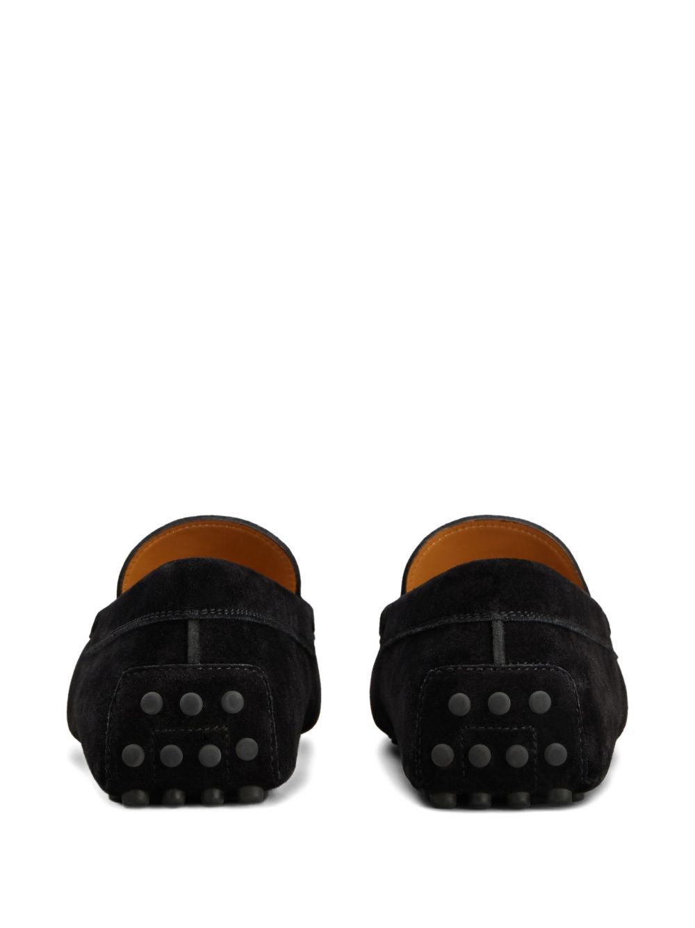 Loafers with Boar Suede Overlays