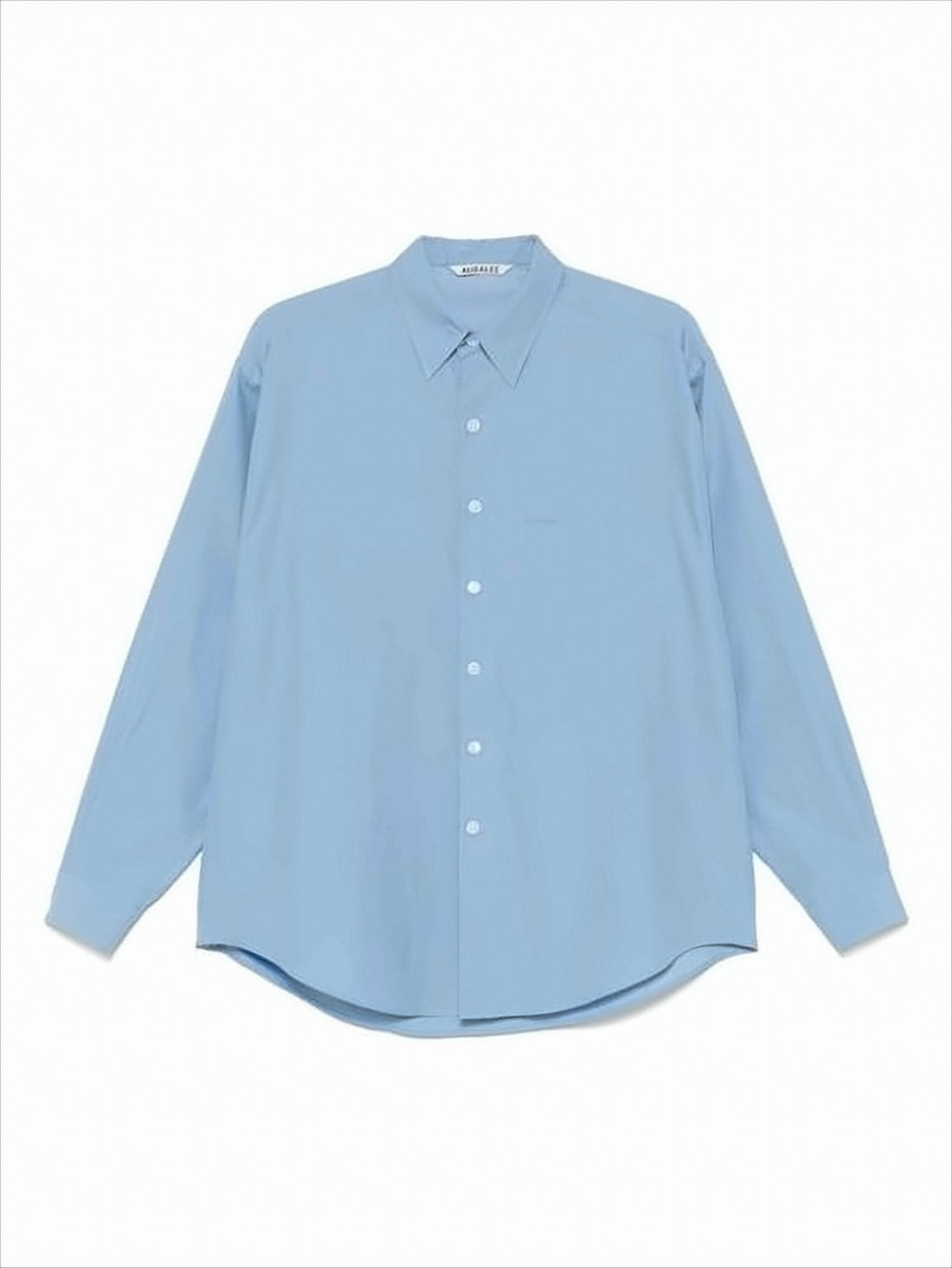 Long-Sleeve Cotton Shirt with Classic Collar