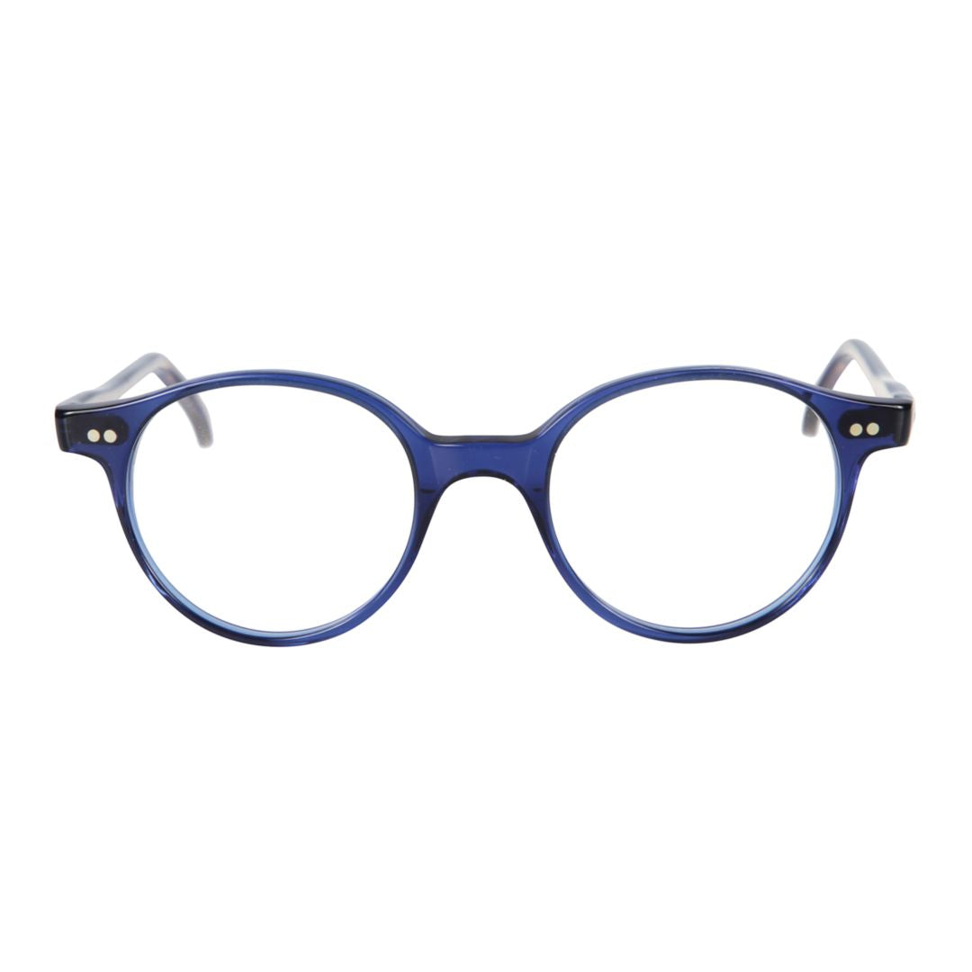 Panto Classic Round Frame Panto Sunglasses with Glossy Finish