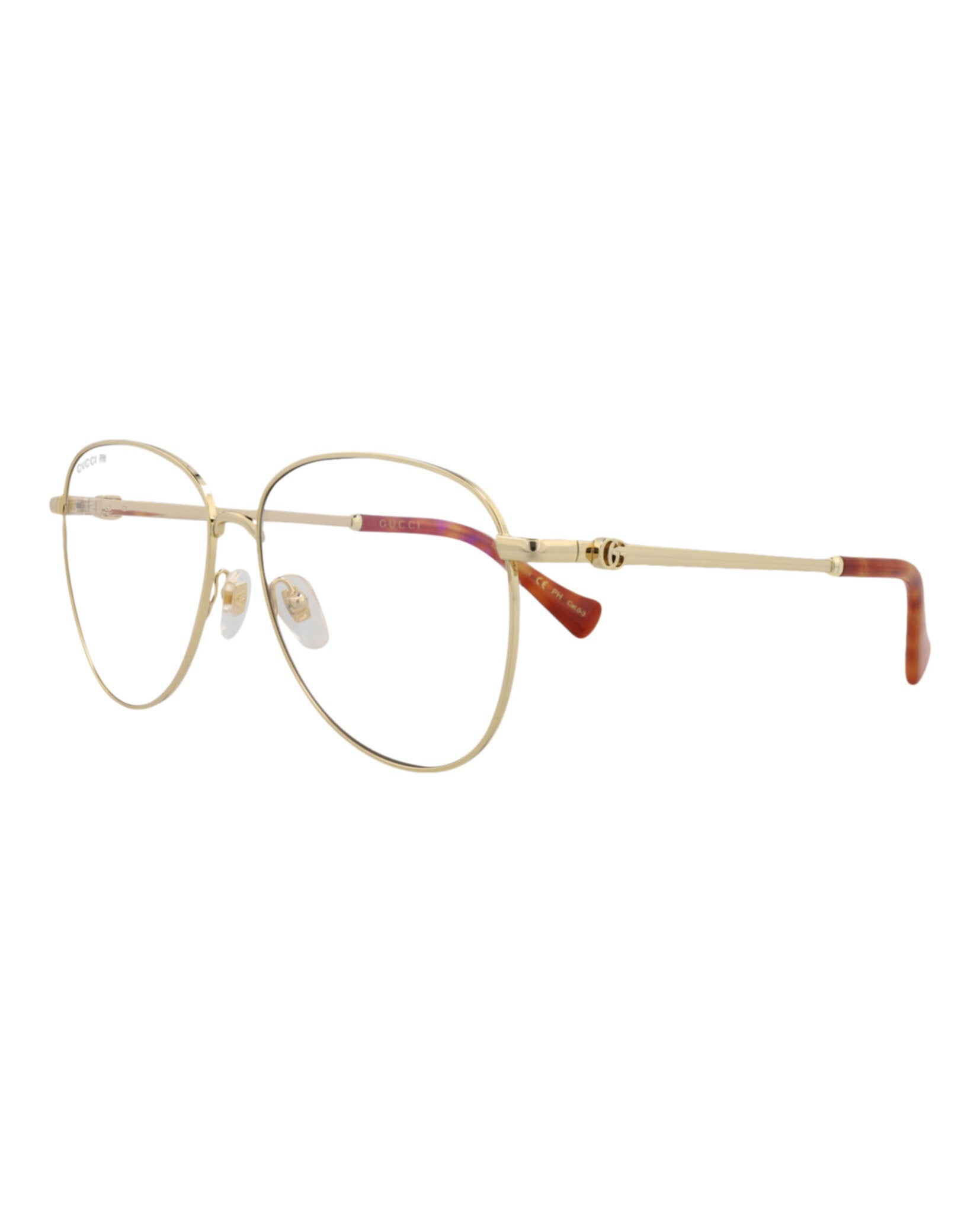 Aviator-Frame Metal Sunglasses