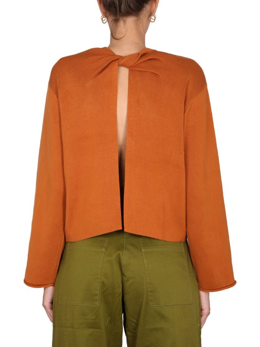 Silk Blend Knit Top