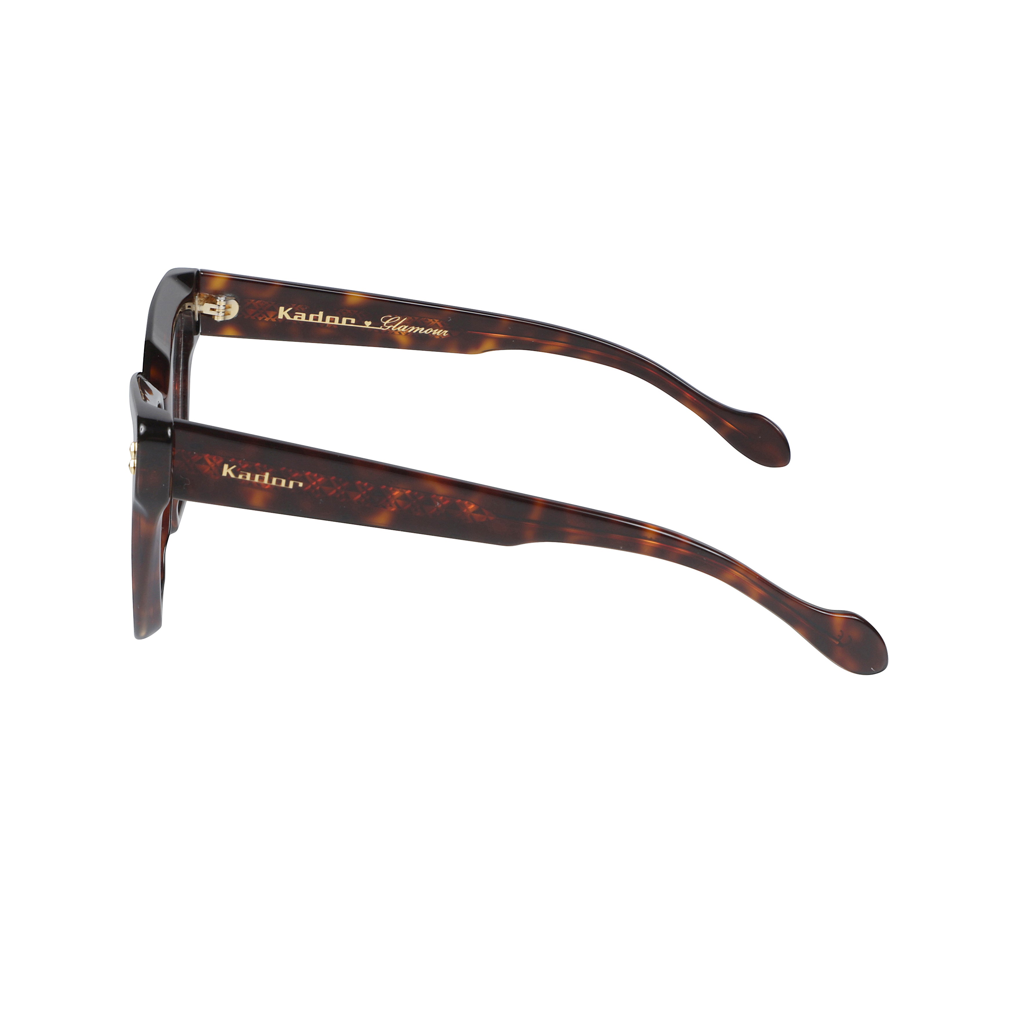 Vanessa Glamour Oversized Tortoiseshell Square Frame Eyeglasses