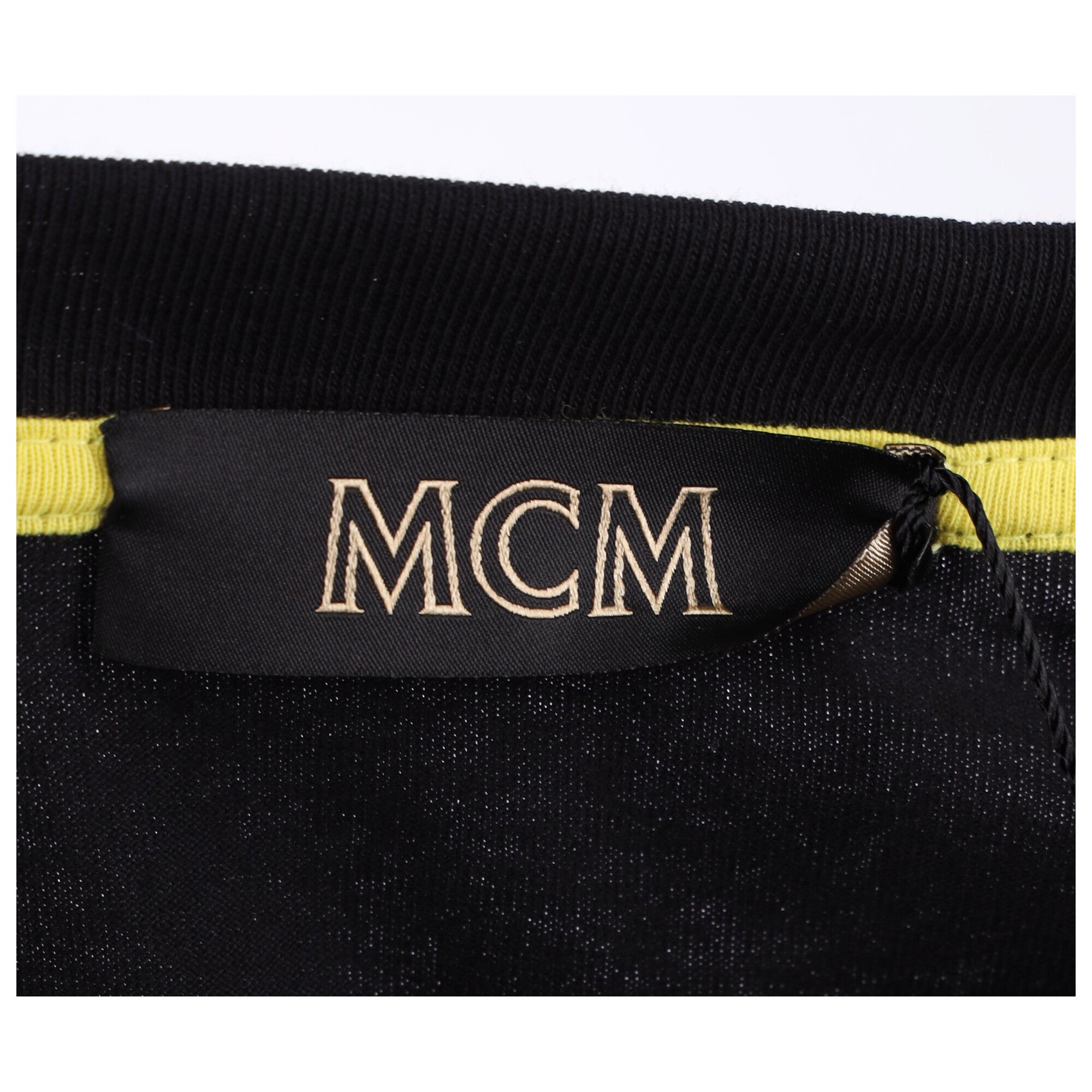 Black Cotton T-Shirt With Iconic Logo