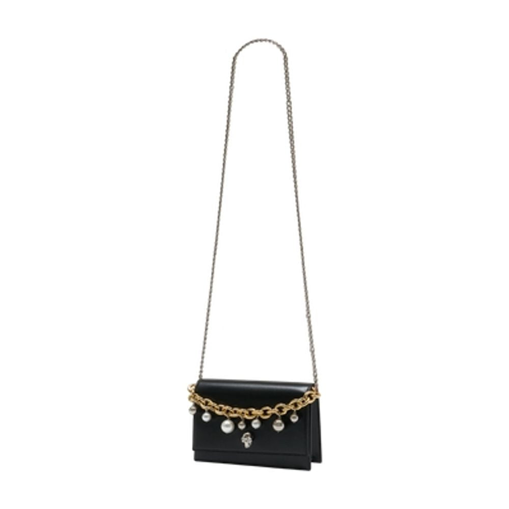 Small Skull Crossbody Leather Bag