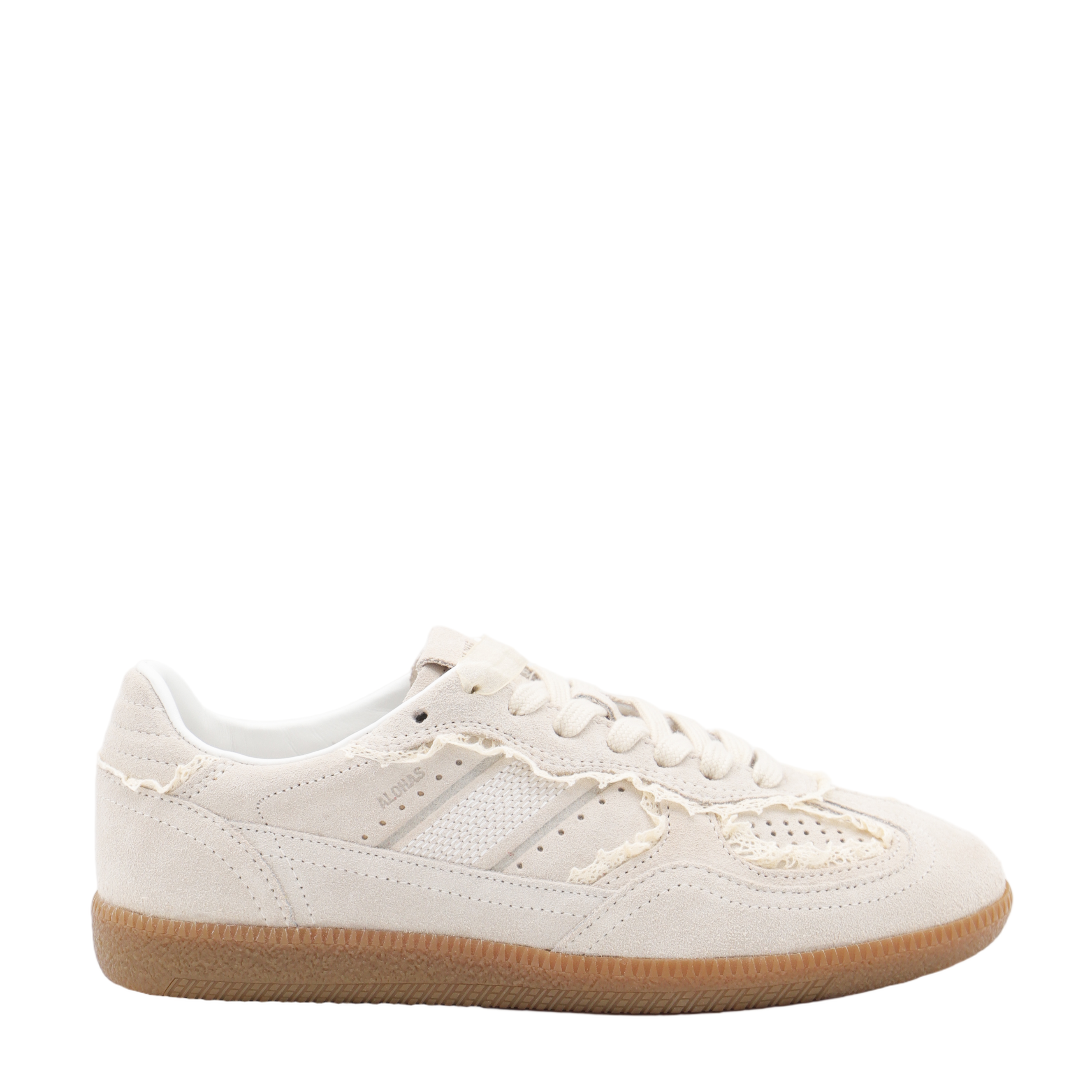 Low-Top Sneakers with Textured Gum Sole