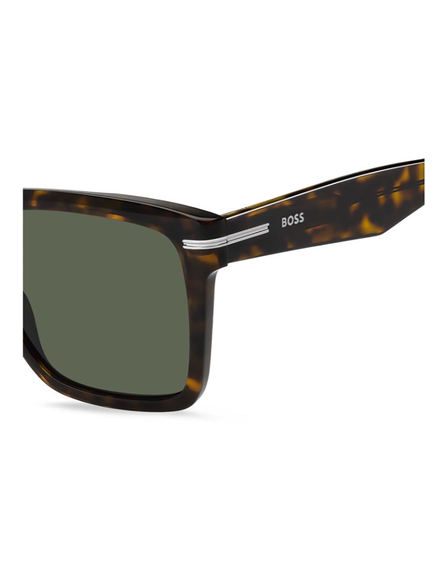 Oversized Square Sunglasses with Tortoiseshell Pattern