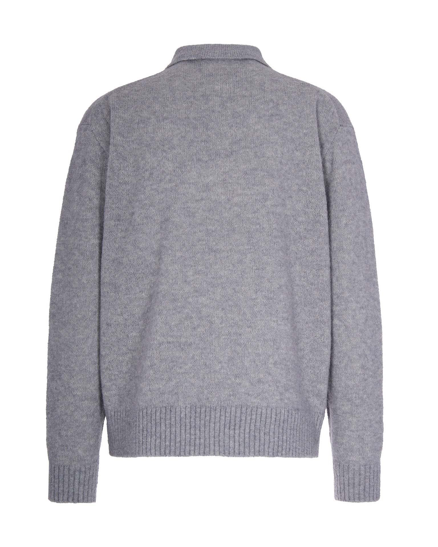Polo Collar Virgin Wool Sweater