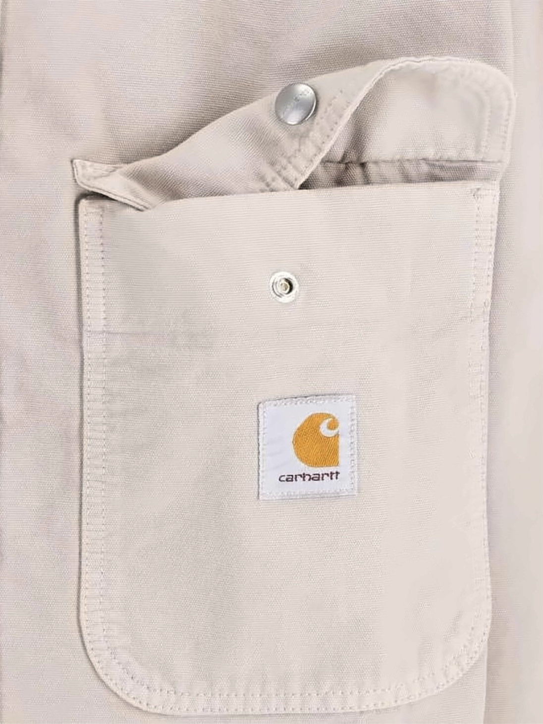 Neutrals Boxy Fit Corduroy Collar Shirt