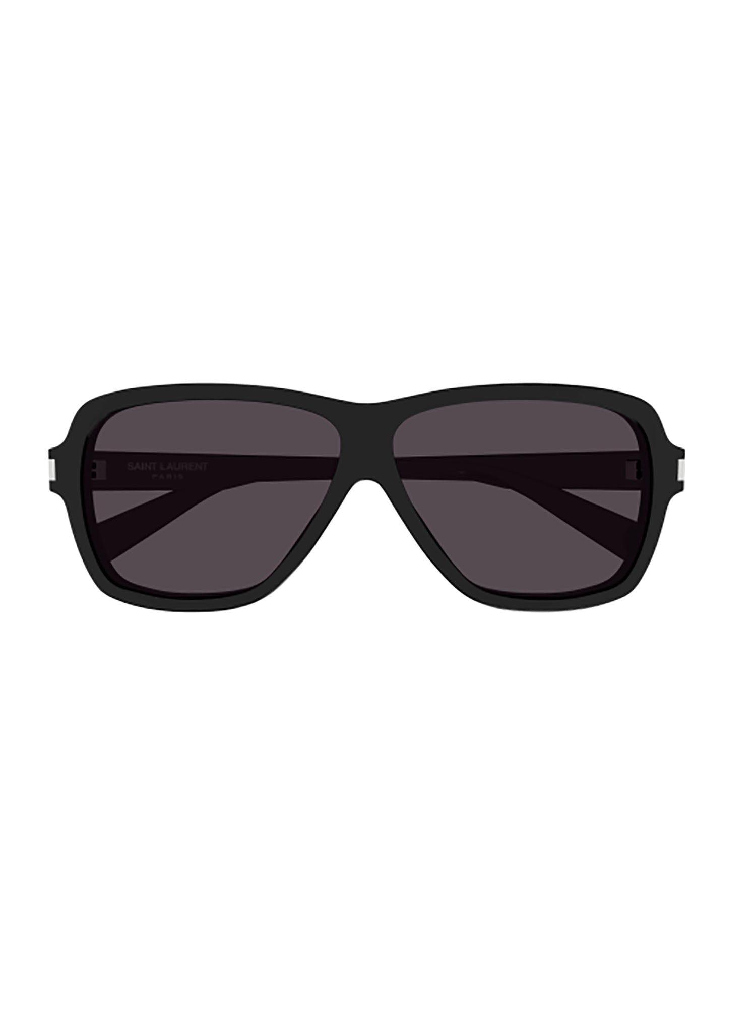 Oversized Black Frame Sunglasses with Distinct Rectangular Lenses