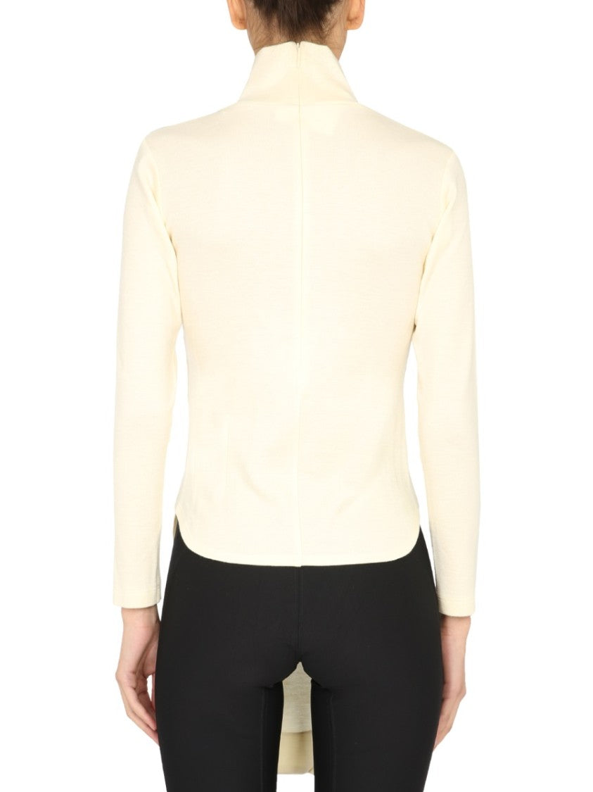 Polo Neck Apron Sweater