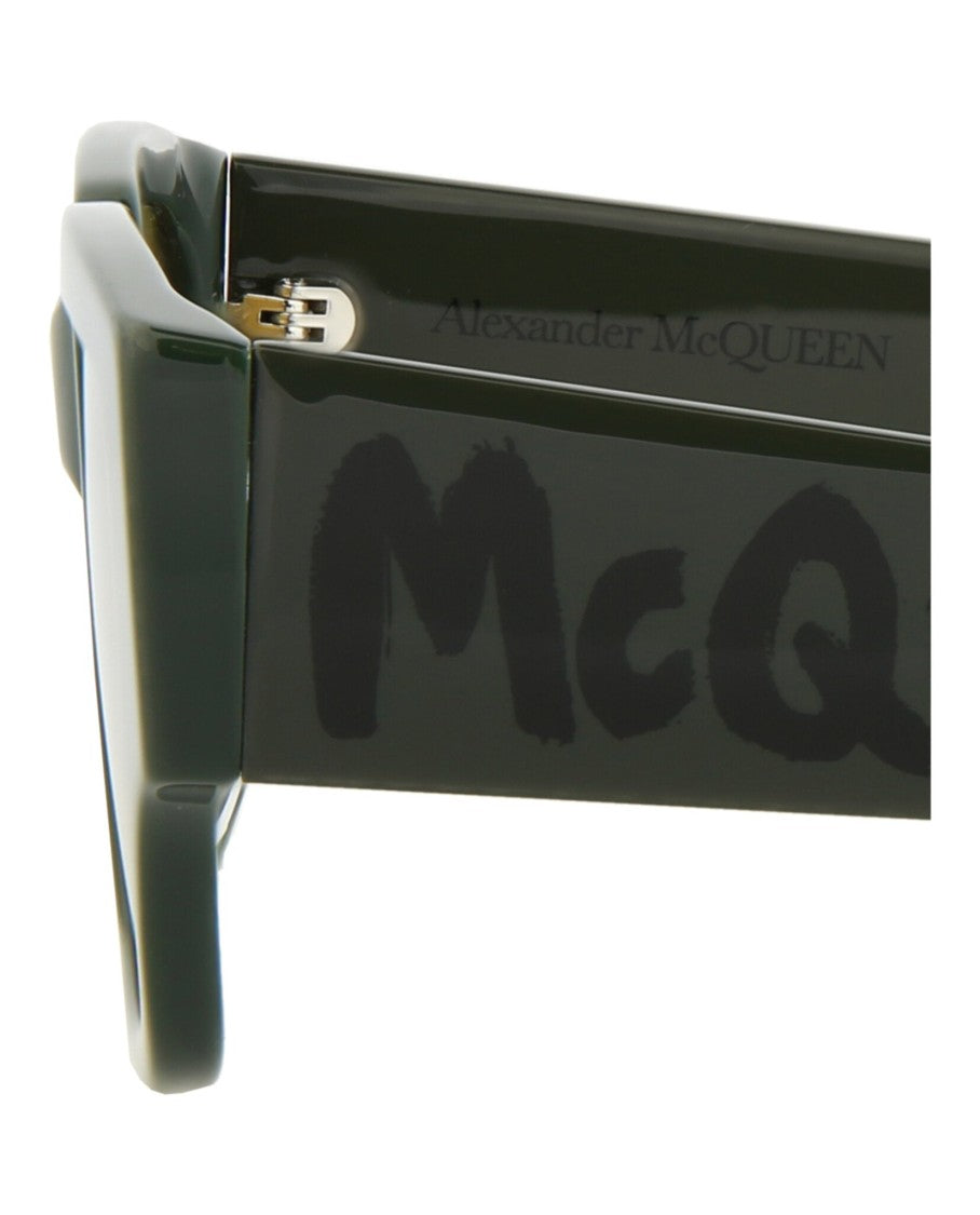 Square/Rectangle-Frame Acetate Sunglasses