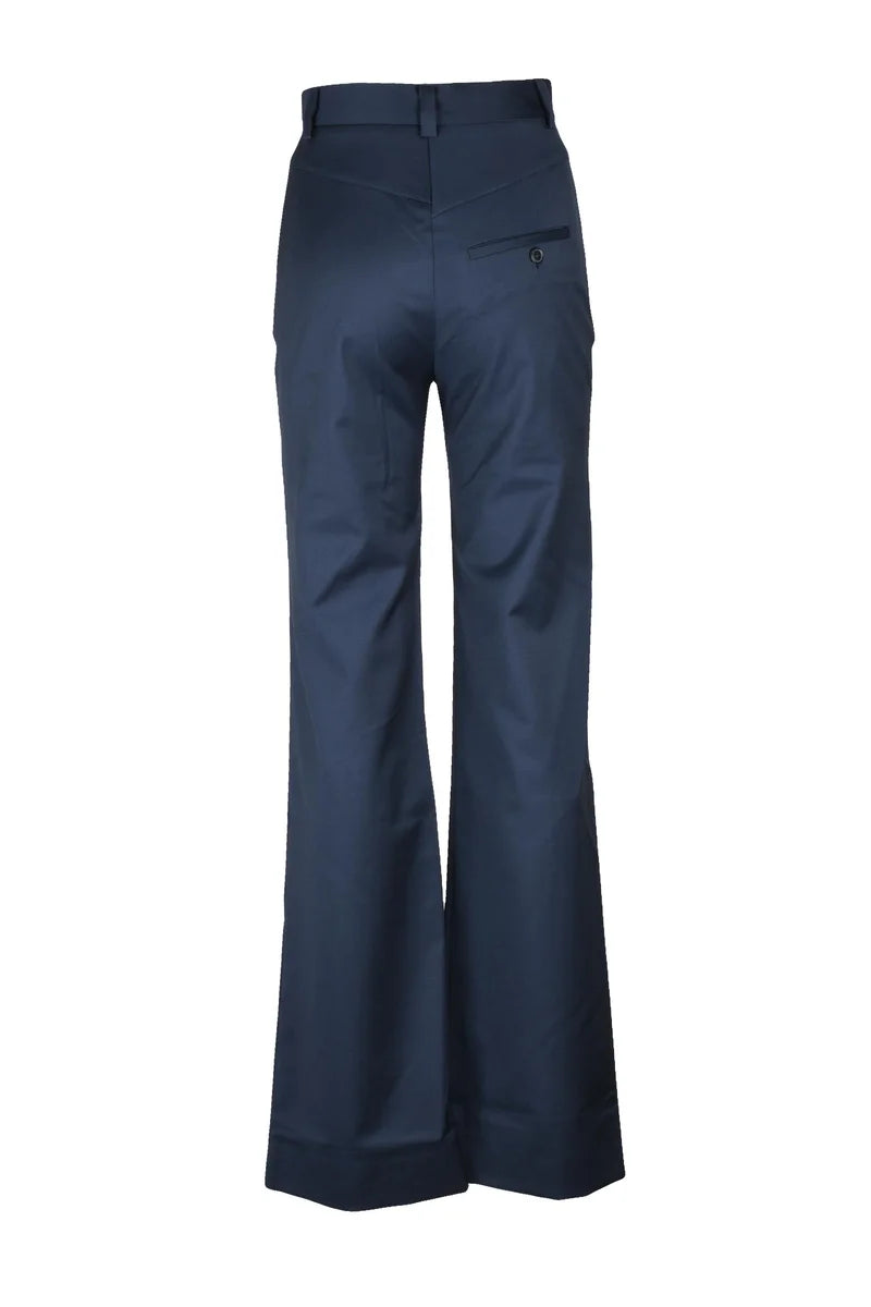 Virgin Wool Trousers - Multicolor